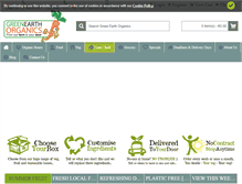 Tablet Screenshot of greenearthorganics.ie